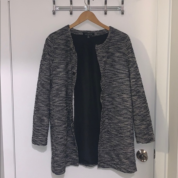 Jones New York Tweed Blazer Long - Picture 4 of 9